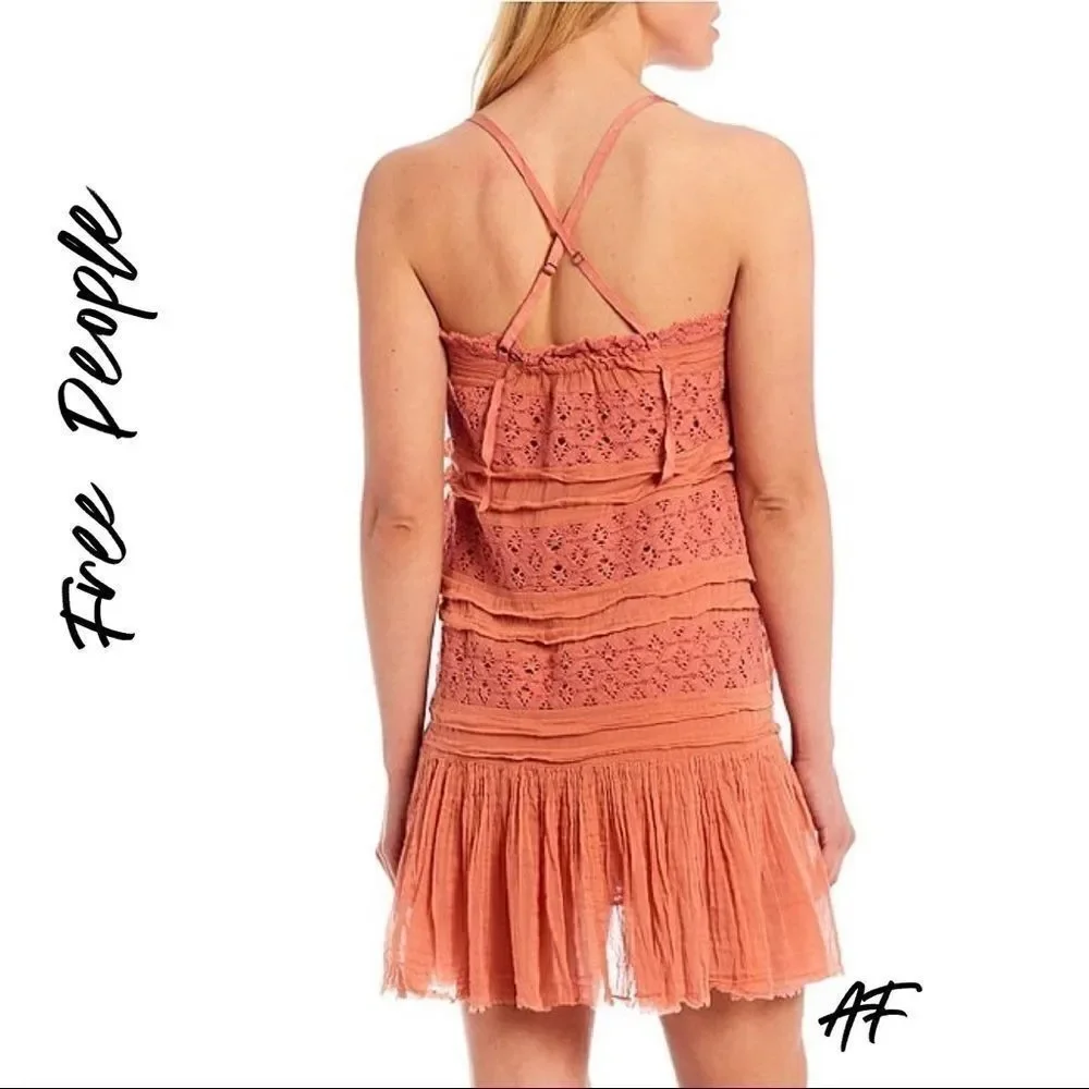 FREE PEOPLE SHAILEE SWING DRESS ROSE